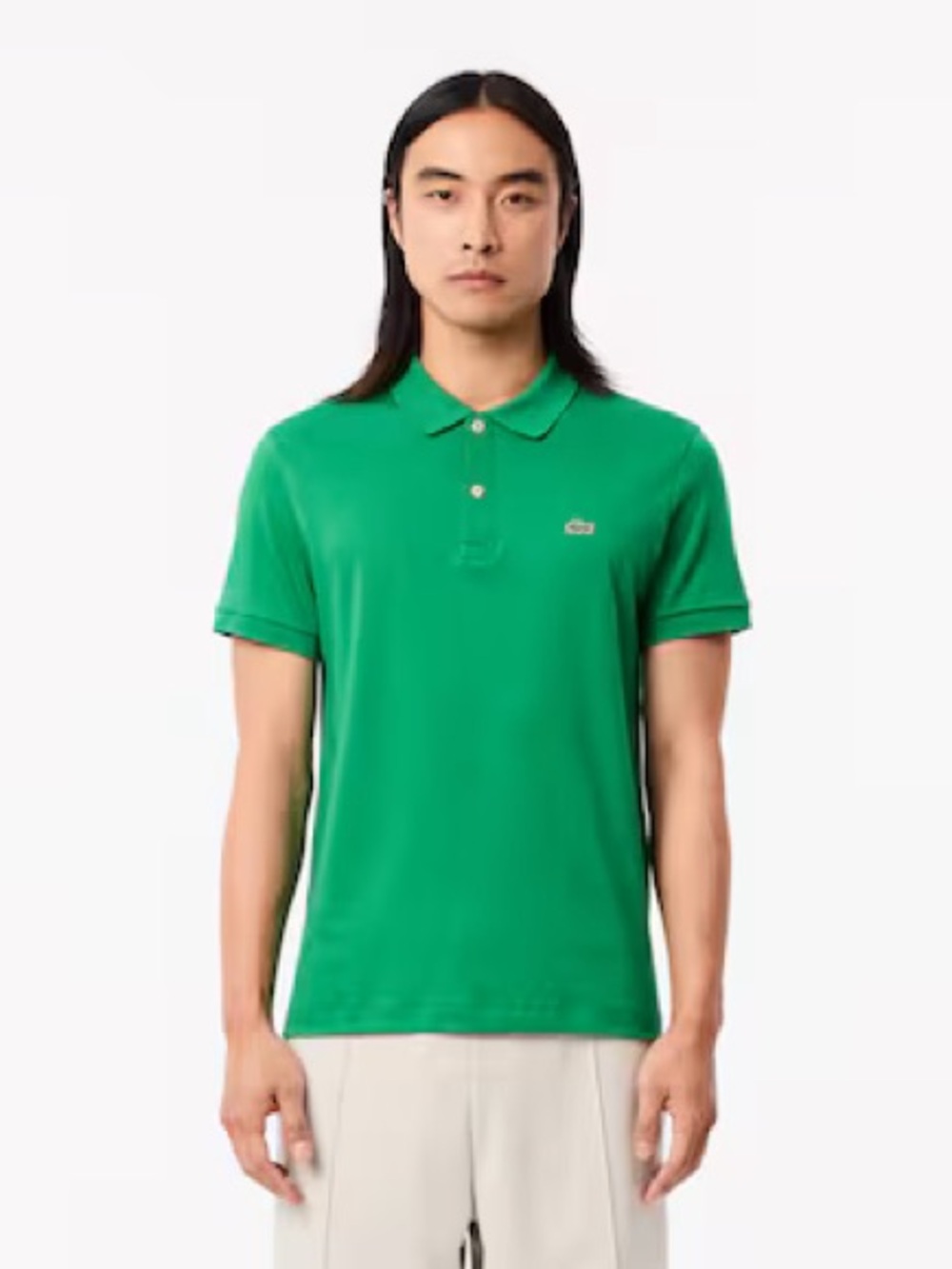 Lacoste Men's Bright Green Pique Polo
